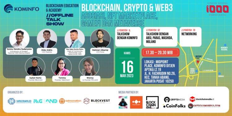 Talkshow Sinergi Bersama Komunitas dan Para Pelaku Industri Blockchain, Crypto & WEB3