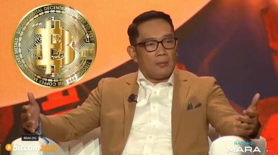 Gubernur Jawa Barat, Ridwan Kamil Menjelaskan Masa Depan Bitcoin di Indonesia Pada Bitcoin Conference 2023