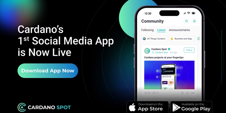 Aplikasi Media Sosial Pertama Cardano Diluncurkan