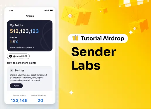 Tutorial Airdrop SenderLabs / SenderDAO