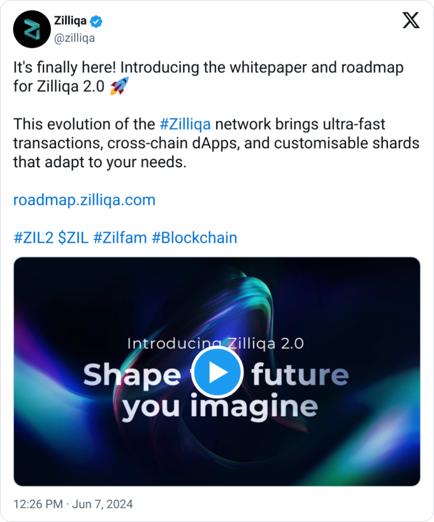 Zilliqa 2.0 Upgrade: Meningkatkan Kecepatan Transaksi dan Penambahan Fitur Baru