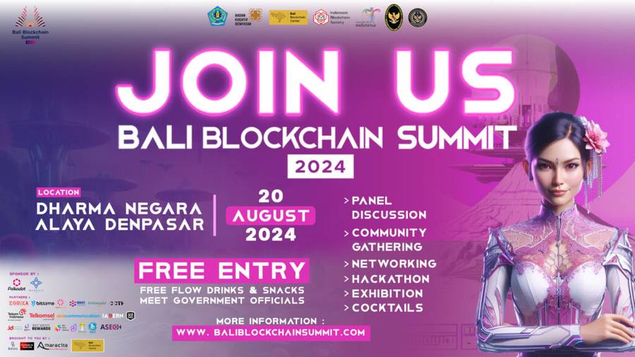 Indonesia Siap Memimpin Kedaulatan Digital Melalui Bali Blockchain Summit 2024 dan Web3 Hackathon