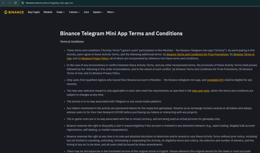 Binance Luncurkan Telegram Mini App Pertama Bernama Moonbix, Potensi Airdrop Besar!