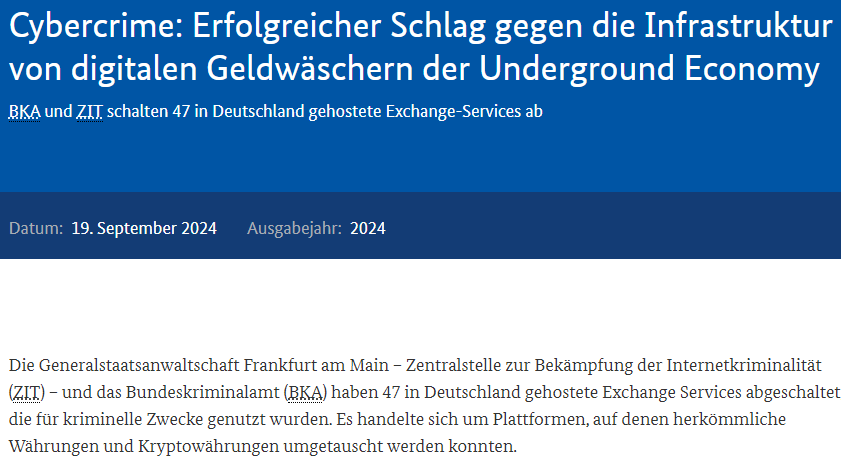 Jerman Hentikan 47 Exchange Kripto dalam Operasi Anti-Kejahatan Siber!