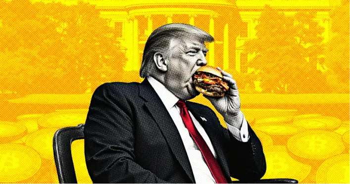 Donald Trump Mencuri Perhatian Setelah Beli Burger Pakai Bitcoin