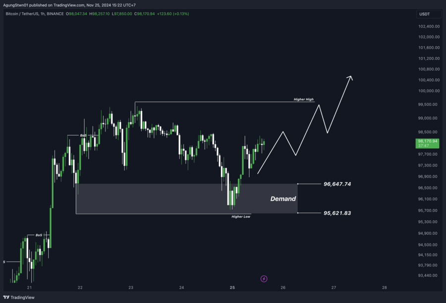 Weekly Bitcoin Outlook (25 November 2024)