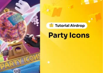 Tutorial Airdrop Party Icons