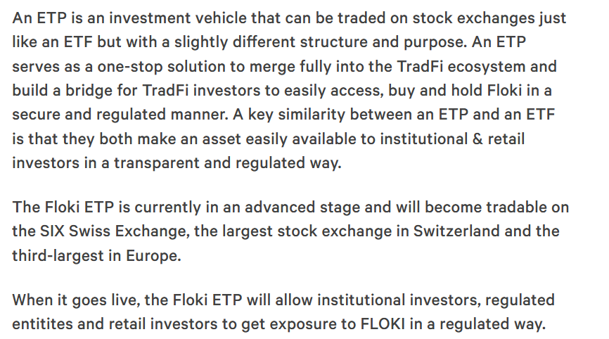 Floki DAO Ajukan Proposal Liquidity untuk ETP Eropa