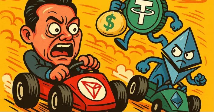 Tron Hampir Salip Ethereum Lagi Setelah Tether Tambah US$1 Miliar
