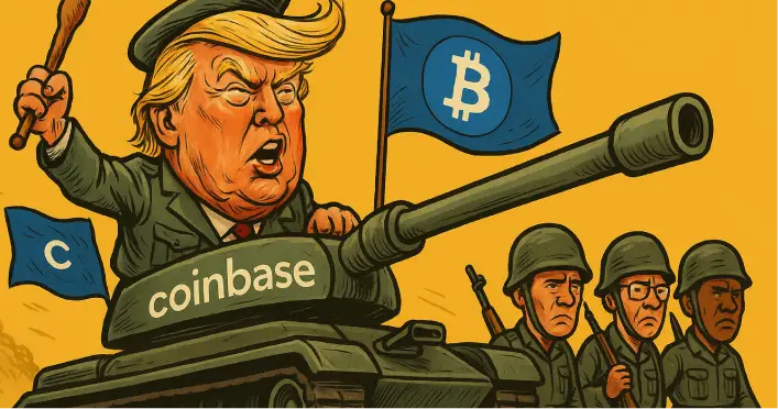 Coinbase Sponsori Parade Militer Trump, Tuai Kontroversi dari Komunitas