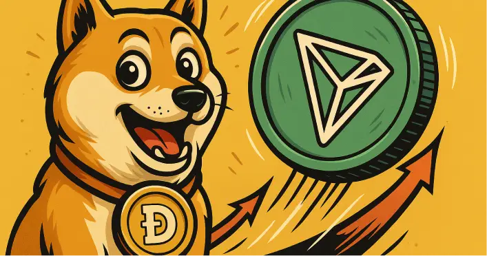 Dogecoin Tergeser! $TRX Sekarang Resmi Masuk 8 Kripto Terbesar