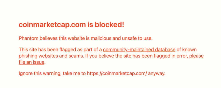 Awas Phishing! CoinMarketCap Baru Saja Diserang Pop-up Penipuan Verifikasi Wallet Awas Phishing! CoinMarketCap Baru Saja Diserang Pop-up Penipuan Verifikasi Wallet