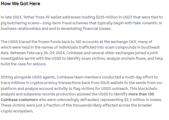 Coinbase Bantu FBI Sita Kripto Senilai $225 Juta Coinbase Bantu FBI Sita Kripto Senilai $225 Juta