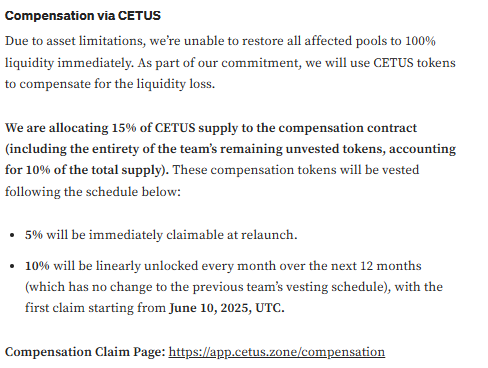 Cetus Protocol Kembali Beroperasi Pasca Kehilangan US$223 Juta Cetus Protocol Kembali Beroperasi Pasca Kehilangan US$223 Juta