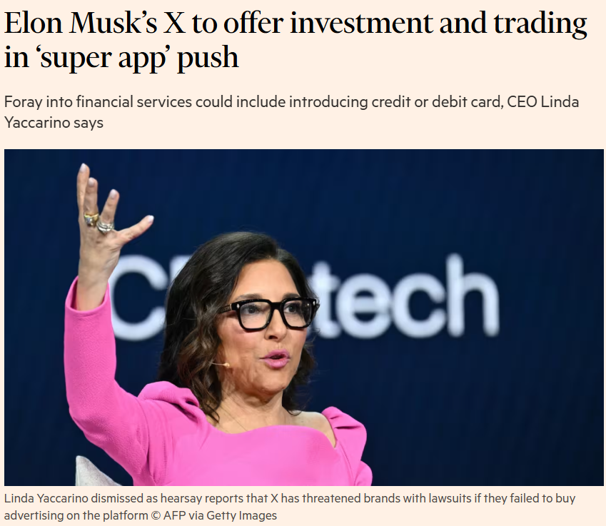 Elon Musk Akan Jadikan X Sebagai Platform Keuangan yang Lengkap Elon Musk Akan Jadikan X Sebagai Platform Keuangan yang Lengkap