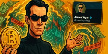 James Wynn Kembali Ambil Posisi Leverage Bitcoin Senilai US$100 Juta Meski Baru Saja Terlikuidasi