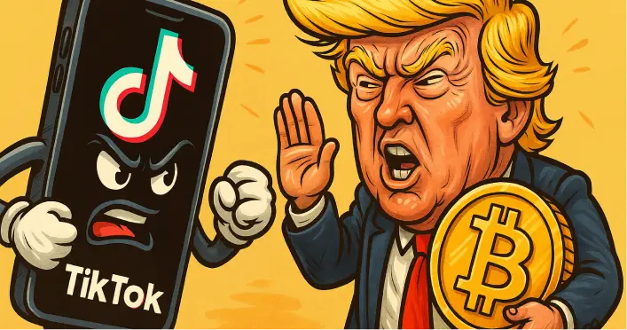 TikTok Bantah Keras Tuduhan Beli Koin Kripto Donald Trump!