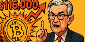 Bitcoin Bangkit ke US$116.000 Usai Pidato Powell di Jackson Hole