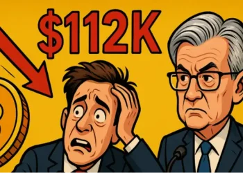 Bitcoin Turun ke US$112K, Investor Waspada Jelang Pidato Powell di Jackson Hole