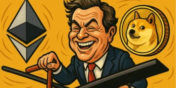 James Wynn Kembali Beraksi dengan Posisi Leverage Besar di Ethereum dan Dogecoin