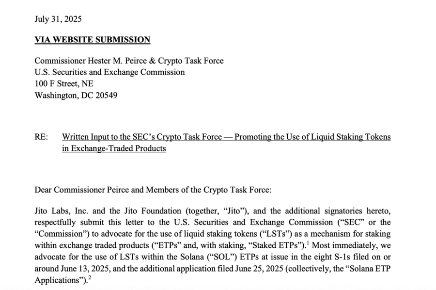 Perusahaan Kripto Beri Tekanan ke SEC AS untuk Izinkan Staking di ETF Solana Perusahaan Kripto Beri Tekanan ke SEC AS untuk Izinkan Staking di ETF Solana