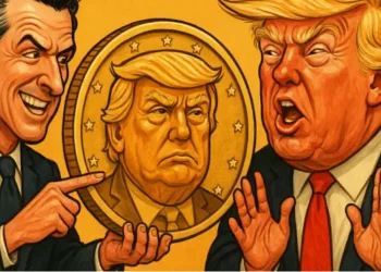 Gubernur California Sindir Donald Trump Lewat Rencana Kripto “Trump Corruption Coin”