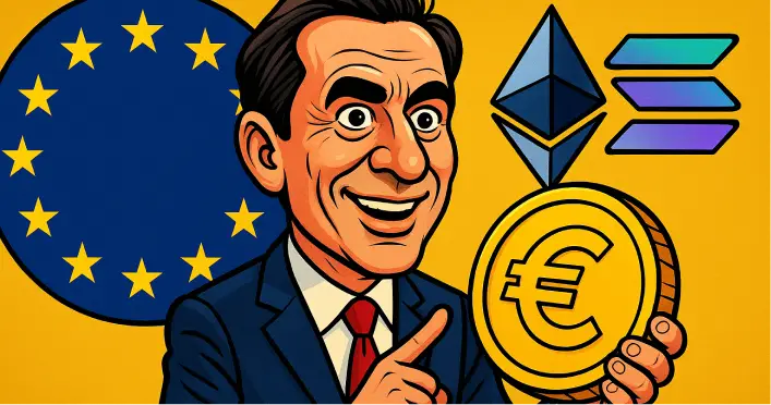 Uni Eropa Pertimbangkan Gunakan Blockchain Publik seperti Ethereum dan Solana untuk Euro Digital