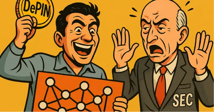 DePIN Lolos Regulasi! SEC Angkat Tangan Soal Token Infrastruktur Blockchain