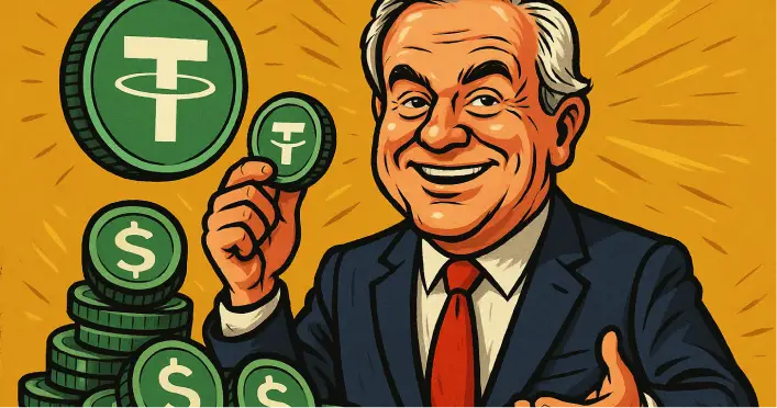 Tether Luncurkan Stablecoin Baru, Mantan Penasihat Gedung Putih Jadi CEO