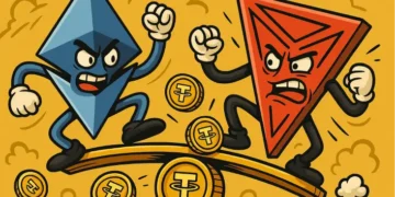 Ethereum Kembali Unggul dari Tron dalam Pasokan $USDT