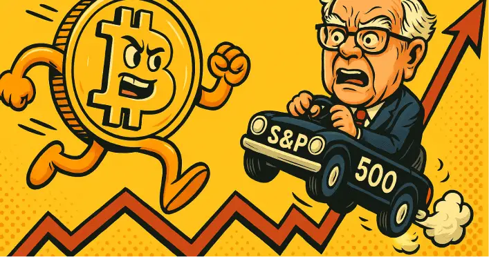 Bitcoin Bikin S&P 500 Milik Warren Buffett Ketinggalan Jauh!