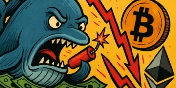 Whale Kripto Ini Pasang Taruhan Short Hampir US$900 Juta di Bitcoin dan Ethereum