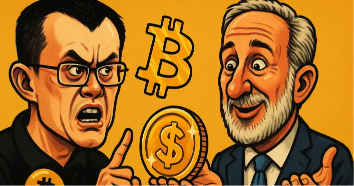 CZ Balas Kritik Bitcoin, Sebut Tokenized Gold Peter Schiff Hanya “Trust Me Bro Asset”