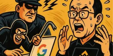 Waduh! Akun Google Co-Founder Binance, Hampir Dibobol ‘Government Hackers’