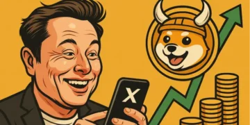 Elon Musk Posting Anjing $FLOKI di X, Harga Memecoin Langsung Naik Hampir 30%
