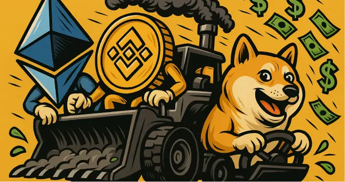 $ETH, $BNB, $DOGE Jadi Mesin Utama Market Cap Rebound ke US$4 Triliun