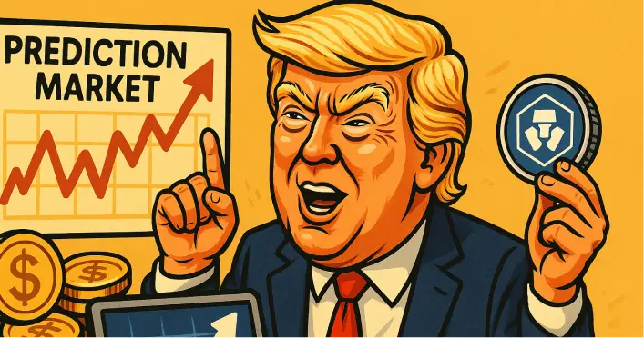 Setelah Politik, Kini Trump Main di Prediction Market Bareng Crypto.com!
