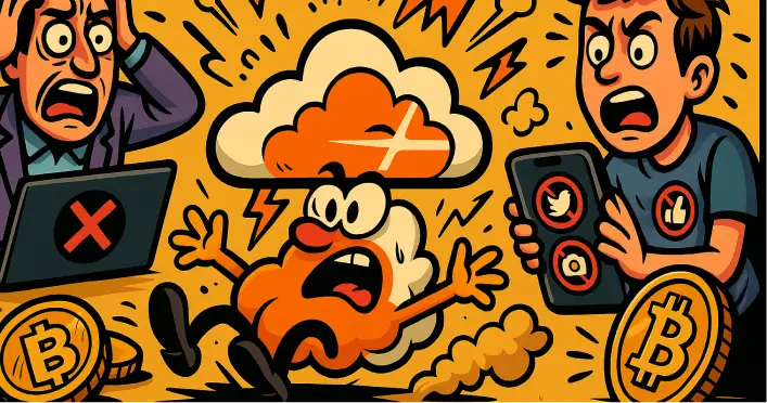 Cloudflare Down! Ratusan Situs Kripto dan Media Sosial Lumpuh Seketika