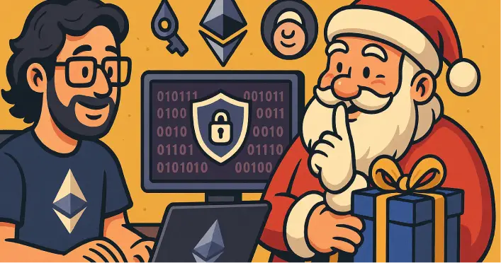 Developer Ethereum Kembangkan Protokol Secret Santa Berbasis Zero-Knowledge Developer Ethereum Kembangkan Protokol Secret Santa Berbasis Zero-Knowledge