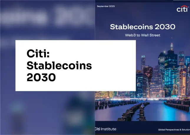 Citi: Stablecoin 2030